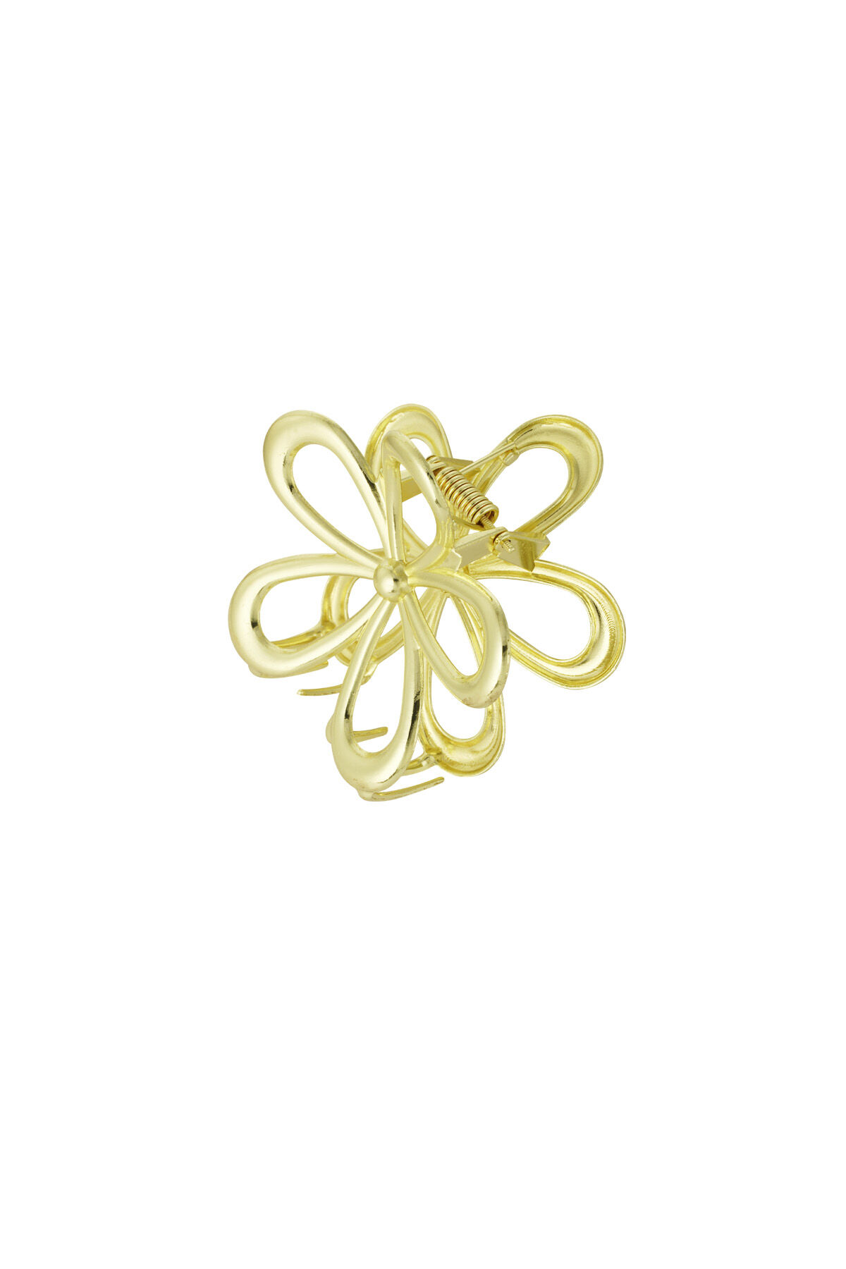 Fermaglio per capelli Flower Power - dorato h5Immagine3