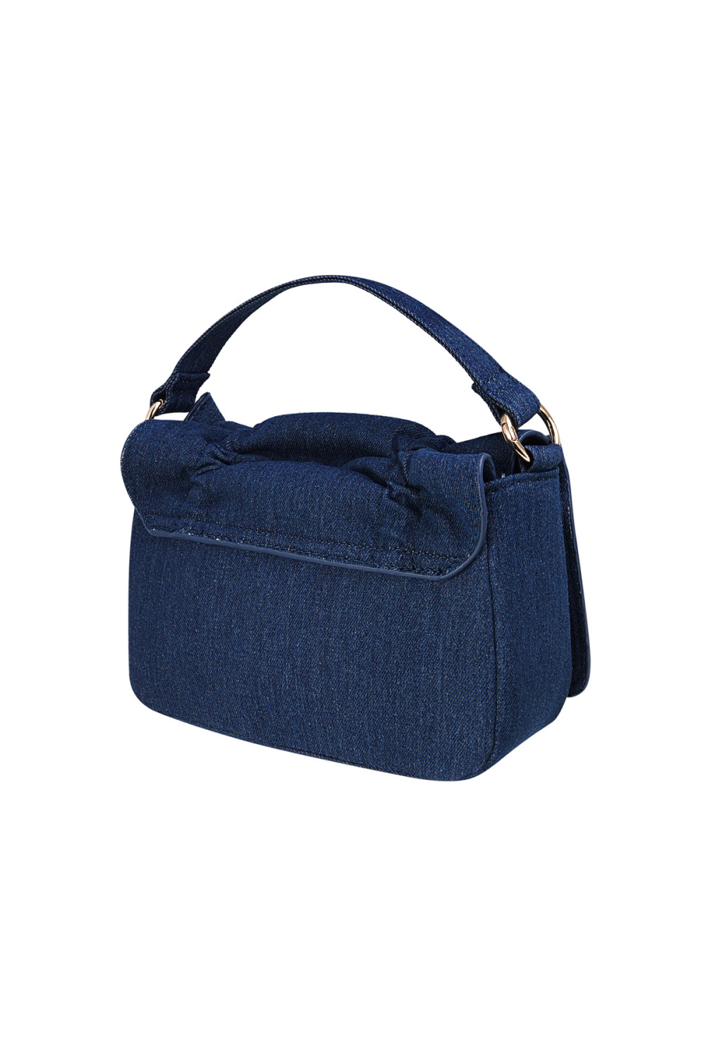 Borsa In Denim Con Fiocchi Immagine4