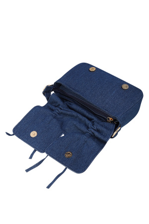 Borsa In Denim Con Fiocchi h5 Immagine3