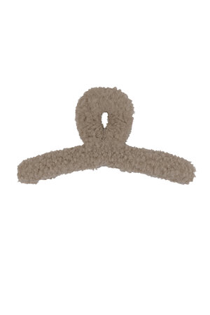 Pinza para el pelo con forma de osito de peluche, color marrón h5