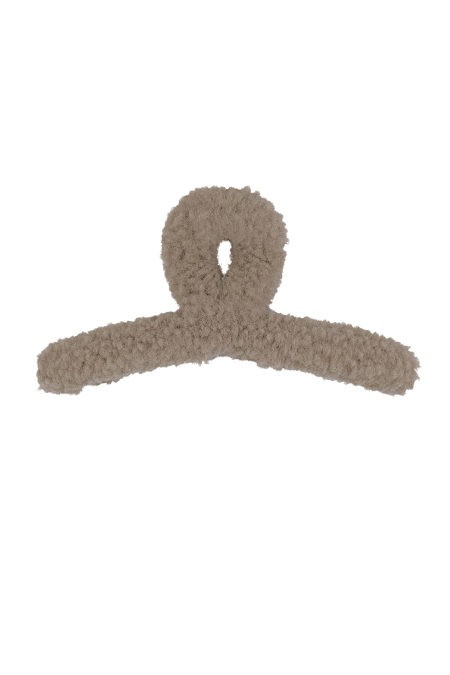 Fluffy Teddy Hair Clip