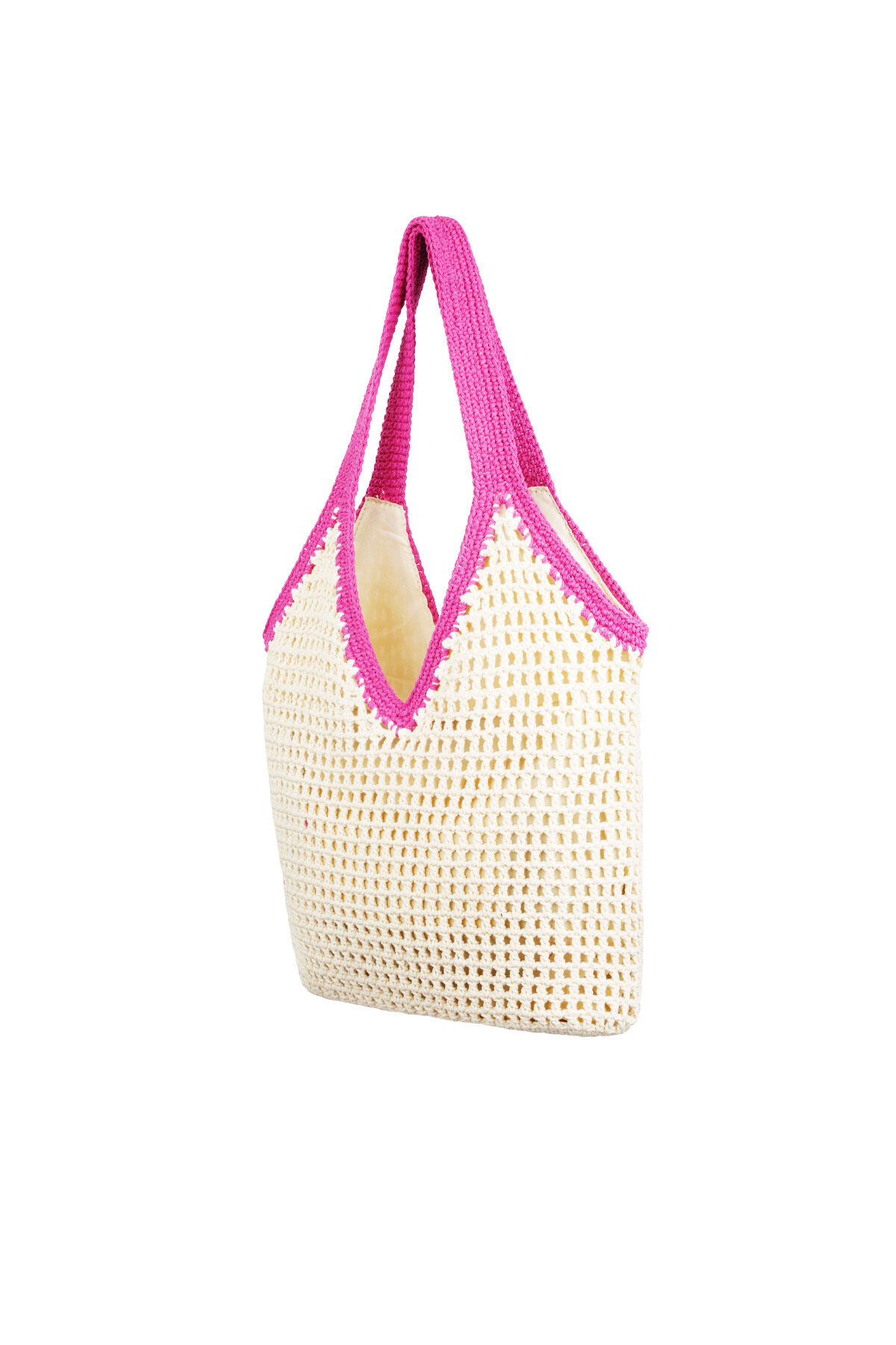 Sac de plage avec anse colorée Image3