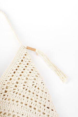 French Riviera beach bag - off white h5 Picture4