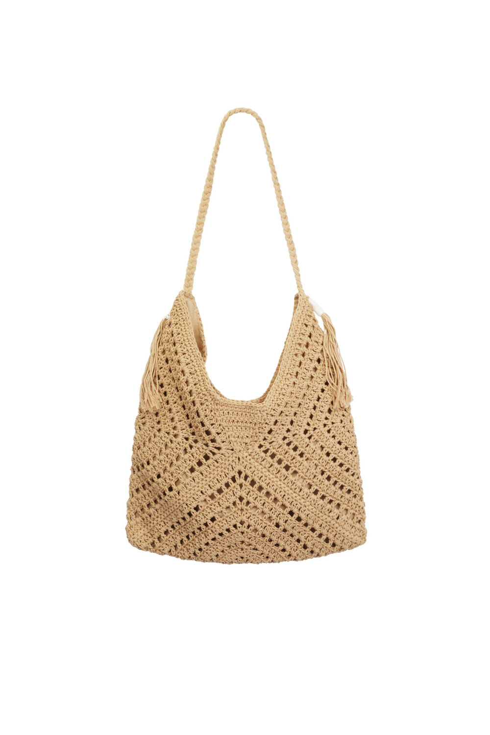 French Riviera beach bag - off white