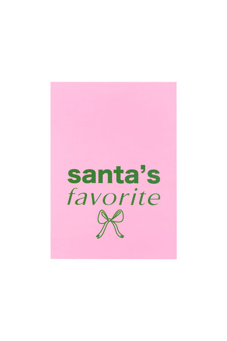 Weihnachtskarte Santas Liebling