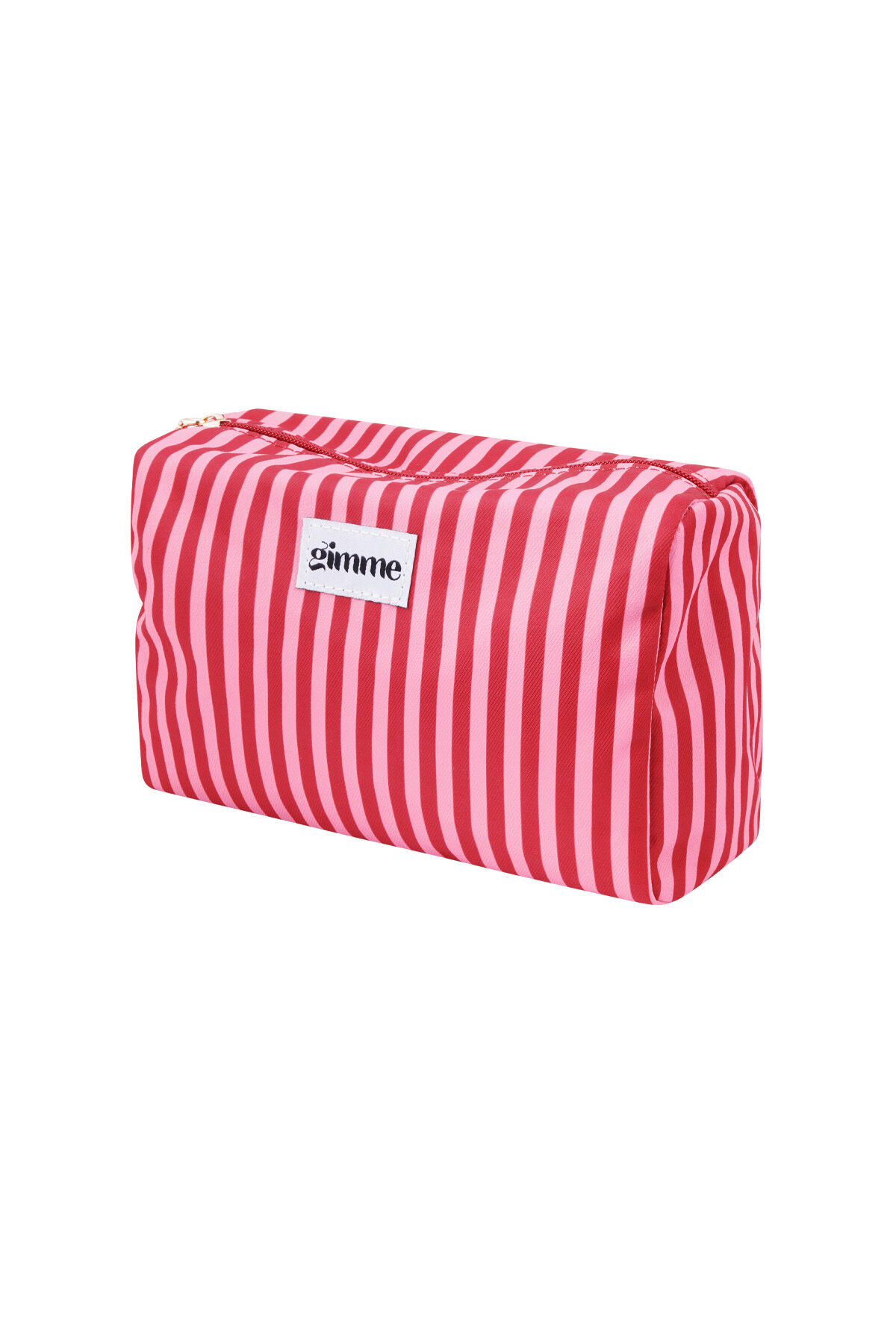 Kosmetiktasche kleine Streifen - Rosa Rot h5 