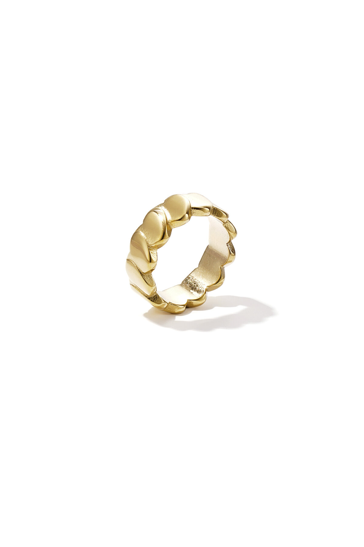 Layered heart statement ring 2