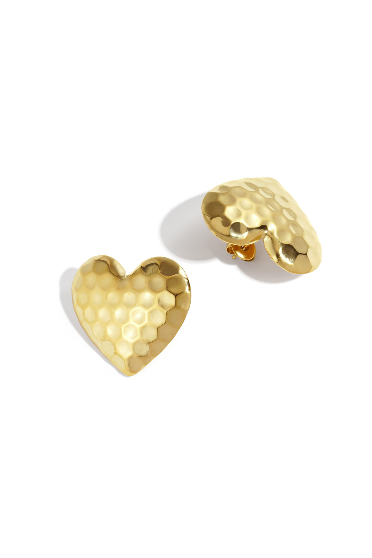 Pendientes de acero inoxidable con forma de corazón, estilo casual, diario, sencillo, para mujer. 