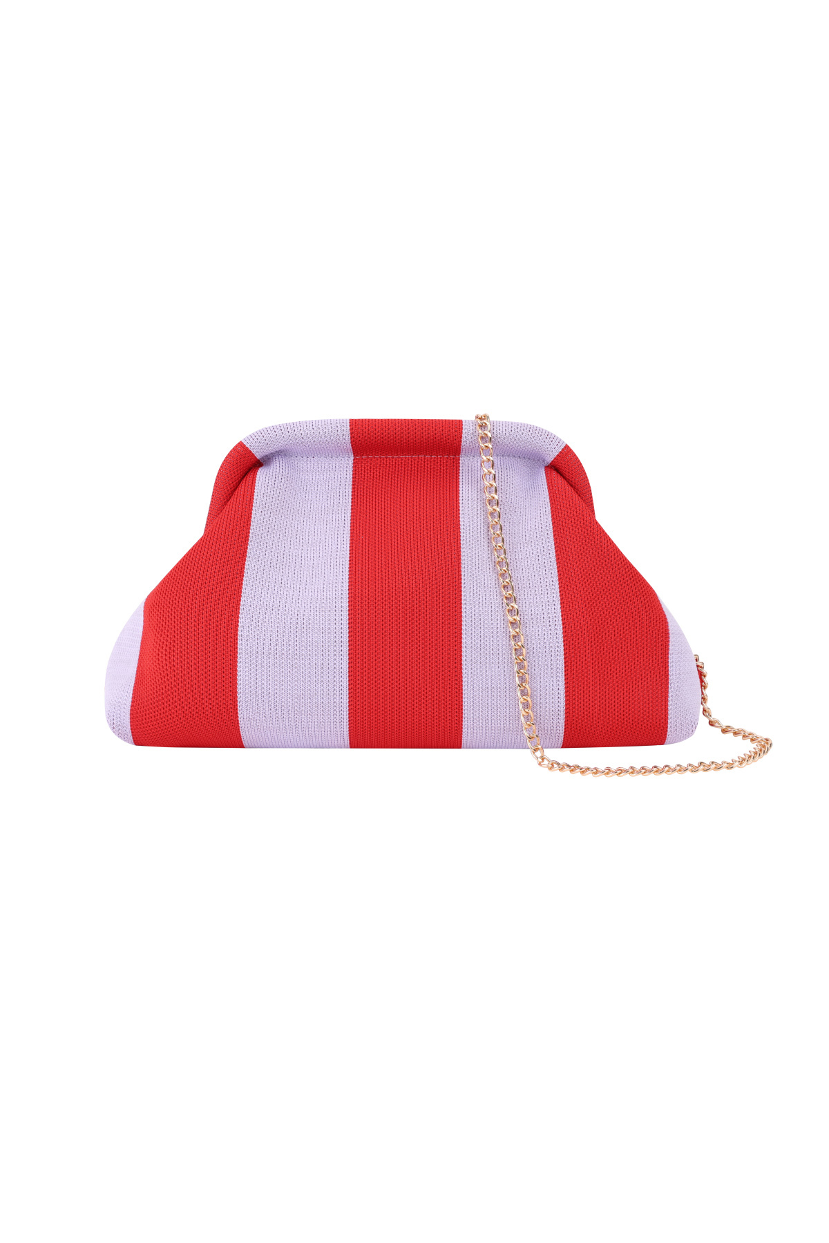 Gestreifte Strandclutch 2