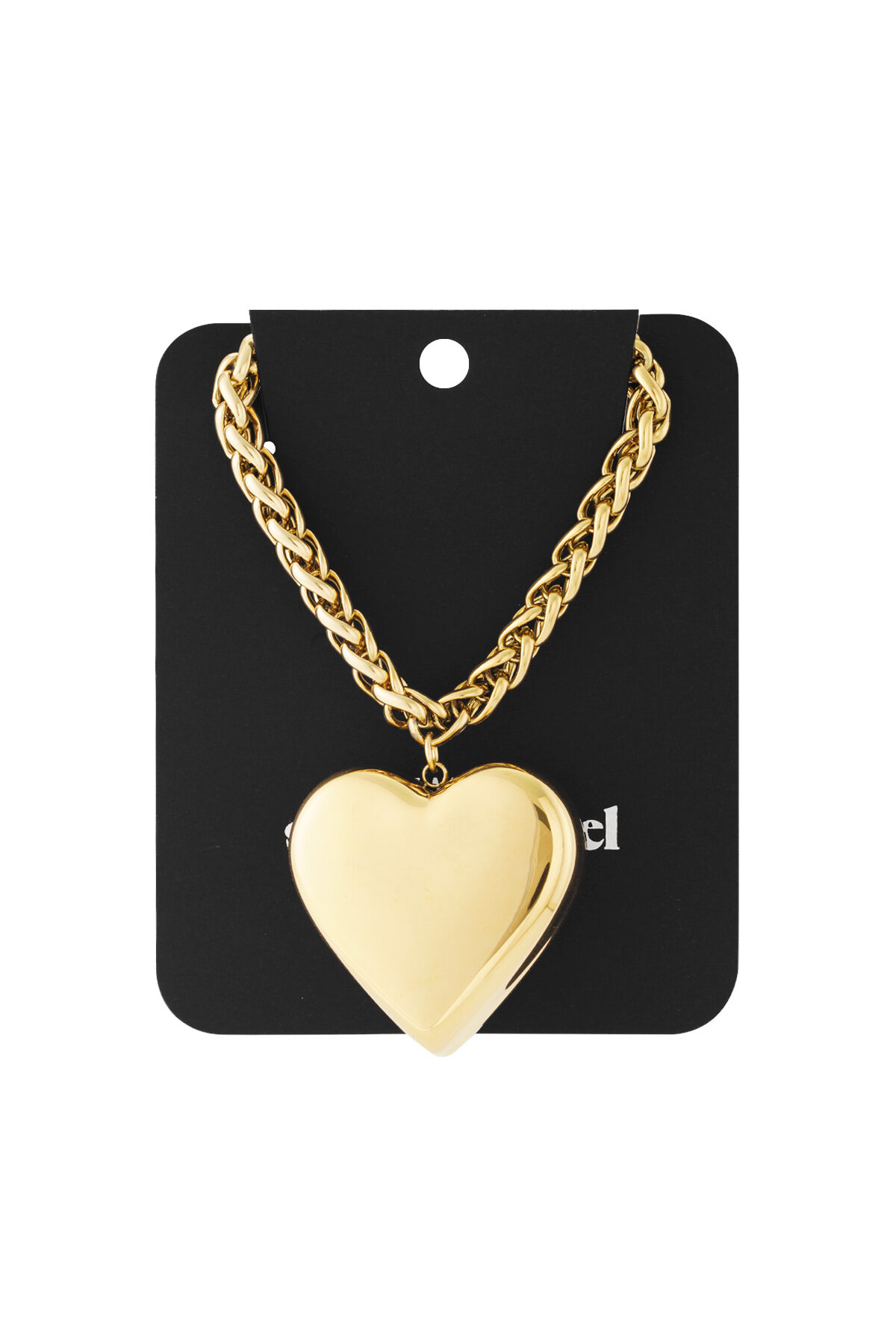 Golden heartbeat necklace Picture4