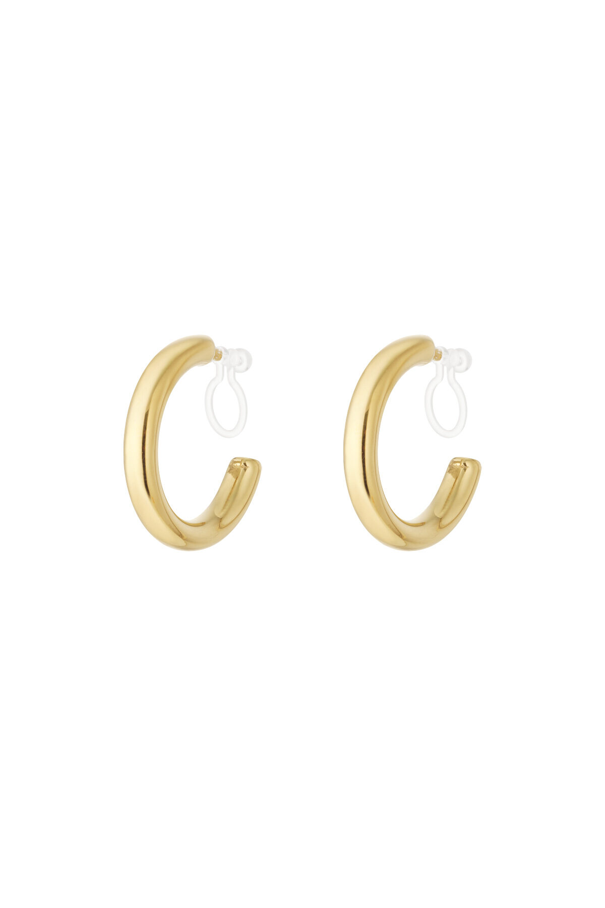 Pendientes de aro luminosos con clip 2