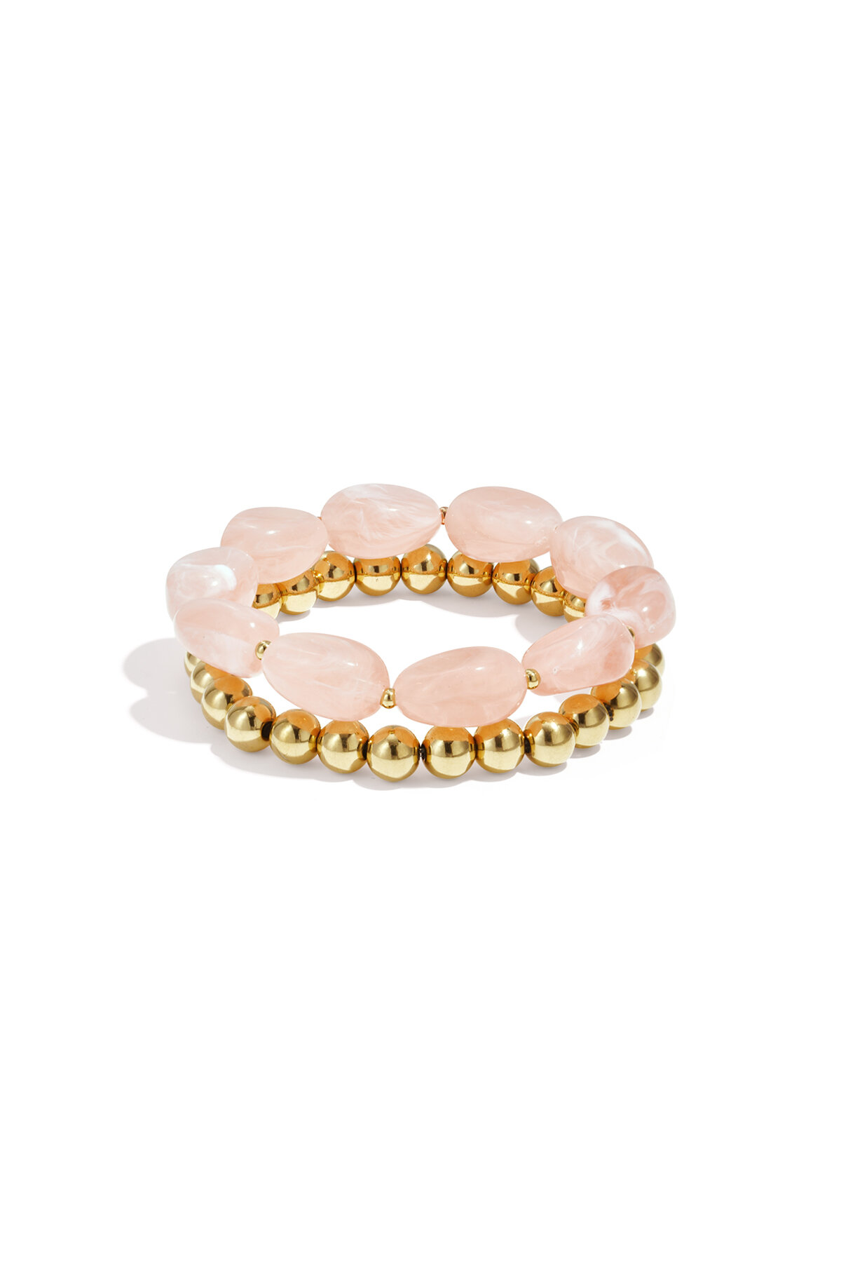 Bracelet composé de perles organiques 2