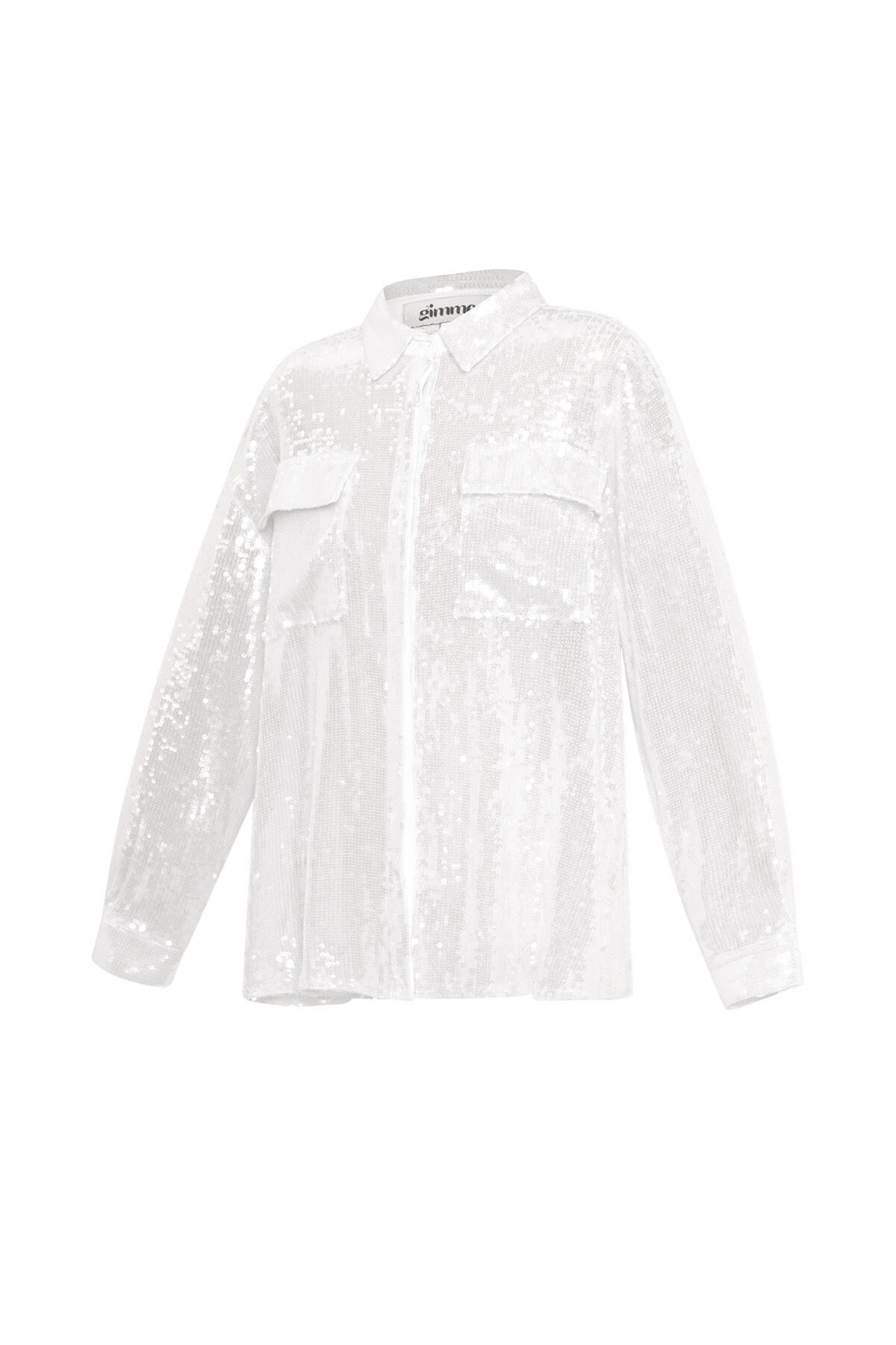 Woven Polyester Fiber Women's Blouse Elegant Solid Color Spring/Summer h5Picture2