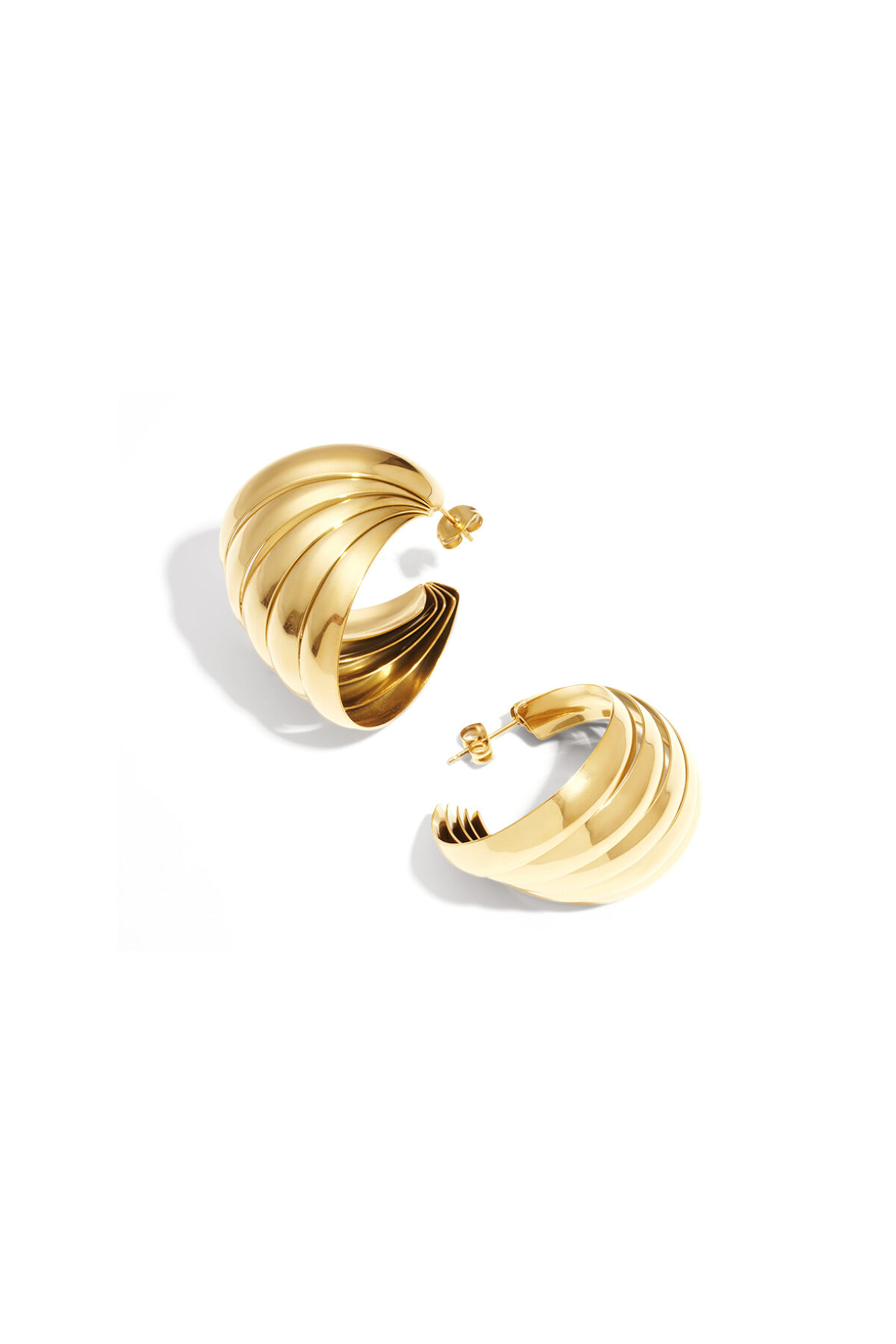 Stainless Steel Stud Earrings Geometric Casual Daily Simple Series Women's jewelry h5 