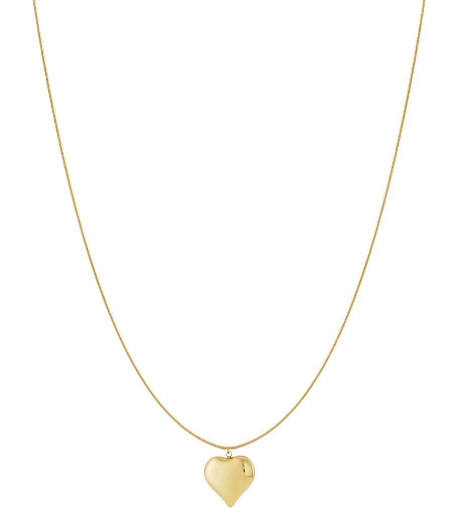 Pregnancy necklace heart