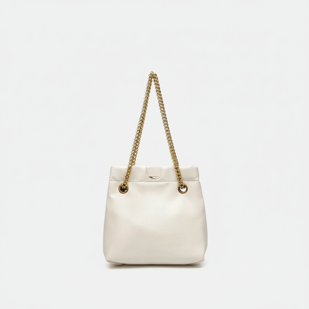 1 Piece Simple Series Classic Solid Color PU Women's Shoulder Bags