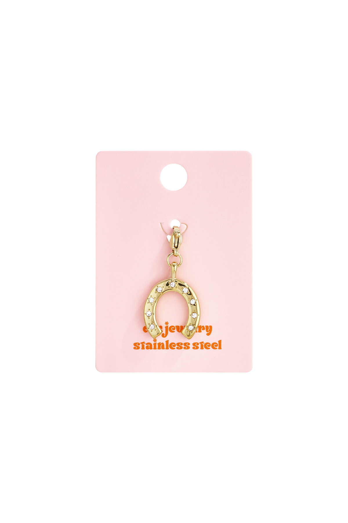 Jewelry charm horseshoe with rhinestones DIY h5Picture3