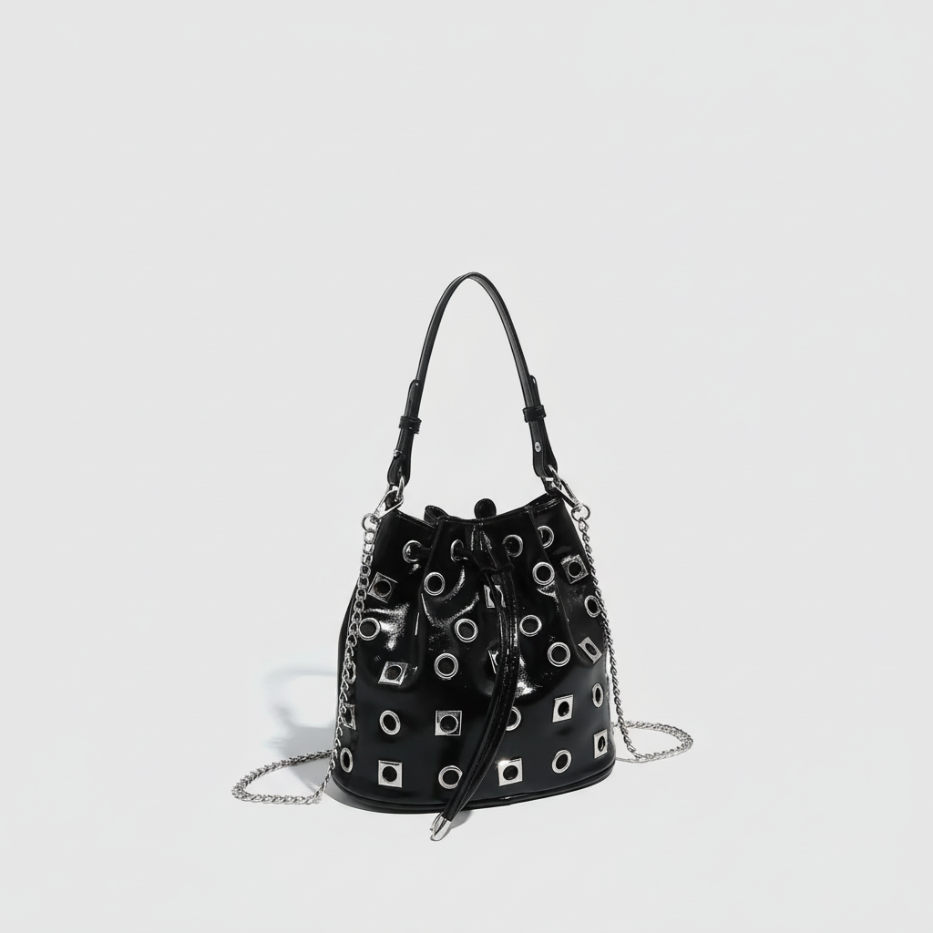 1 Piece Luxurious Fashionable and Classic Rivet Women's Handbags