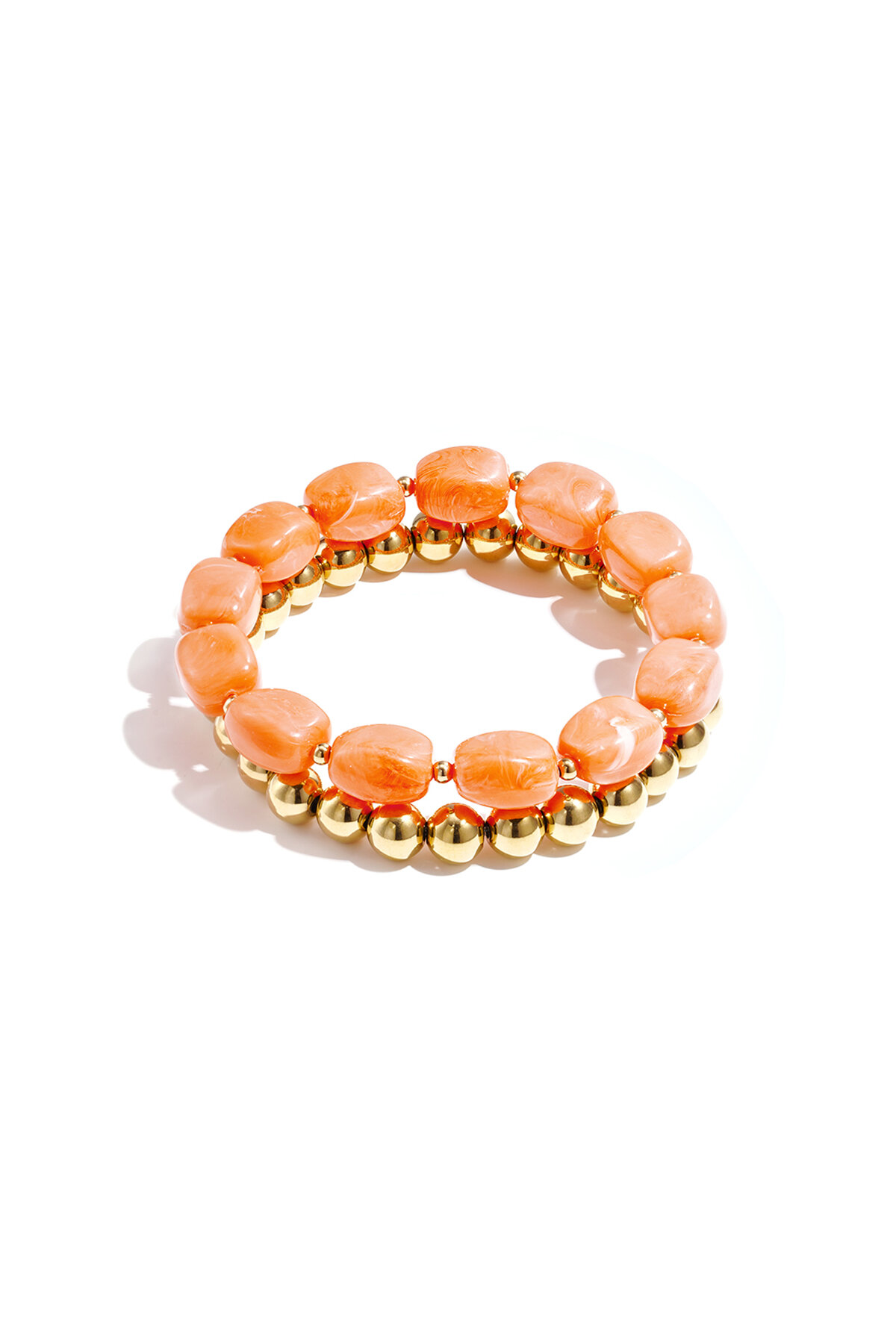 Bracelet composé de perles asymétriques 2