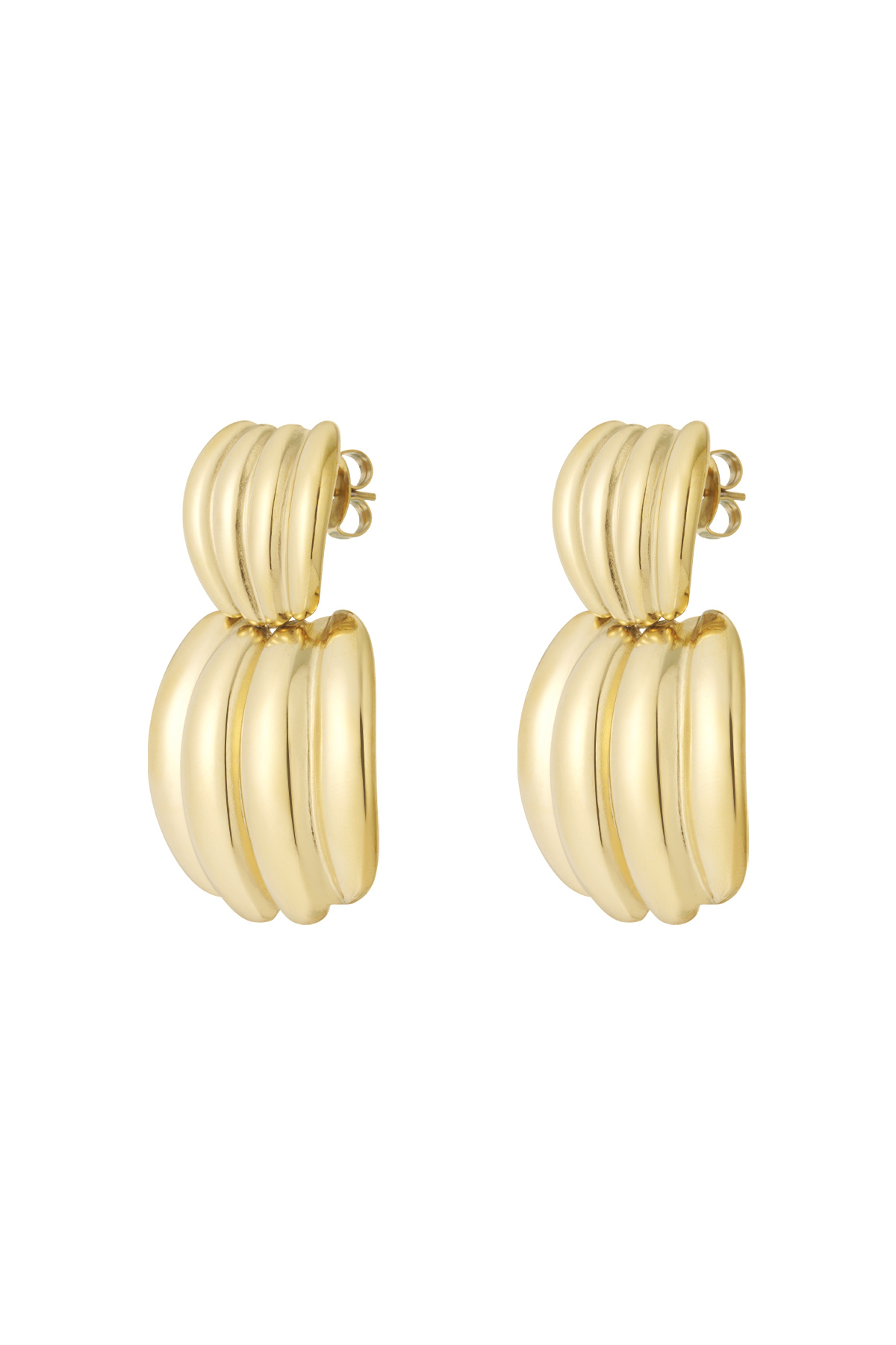 Stainless Steel Stud Earrings Geometric Casual Daily Simple Series Women's jewelry