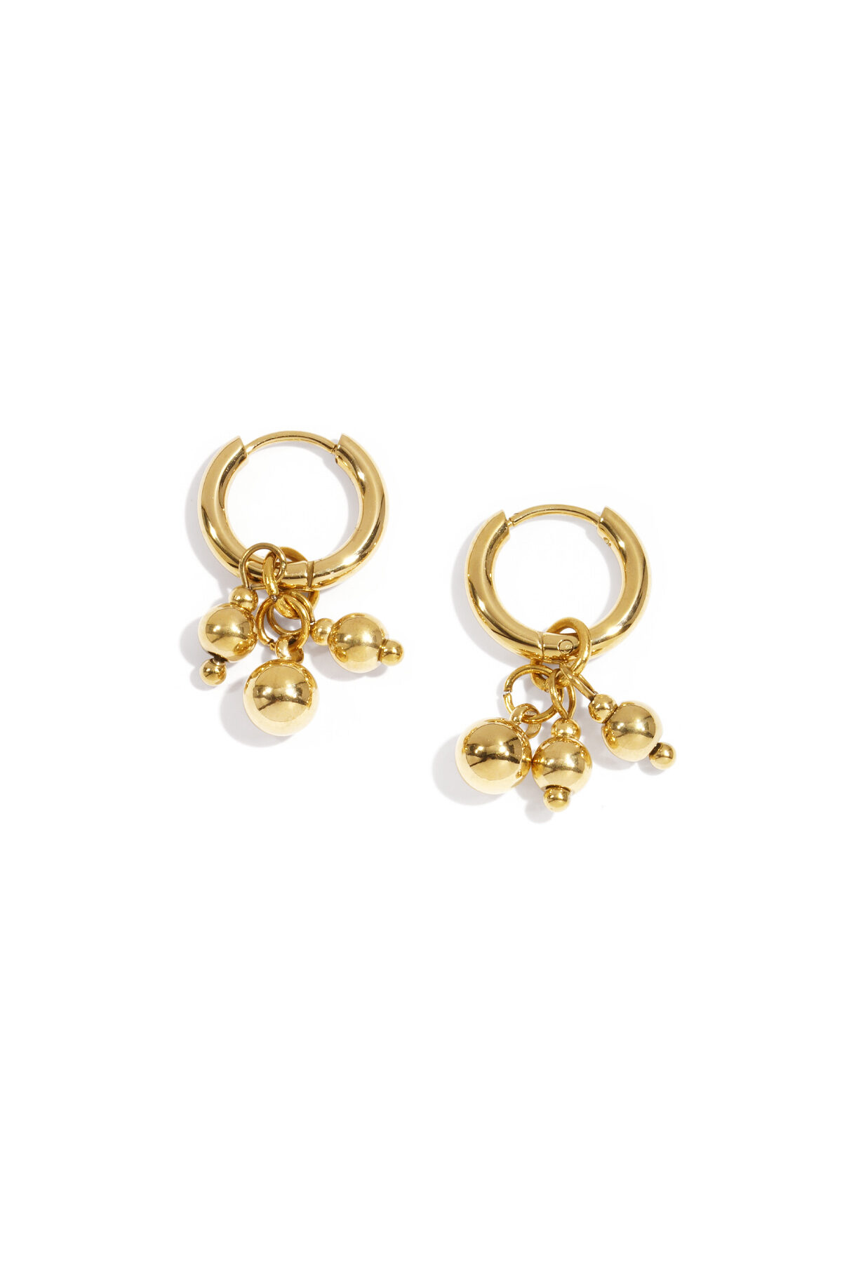 Boucles d'oreilles pendantes en acier inoxydable, forme irrégulière, série décontractée, simple et quotidienne, bijoux pour femmes 2