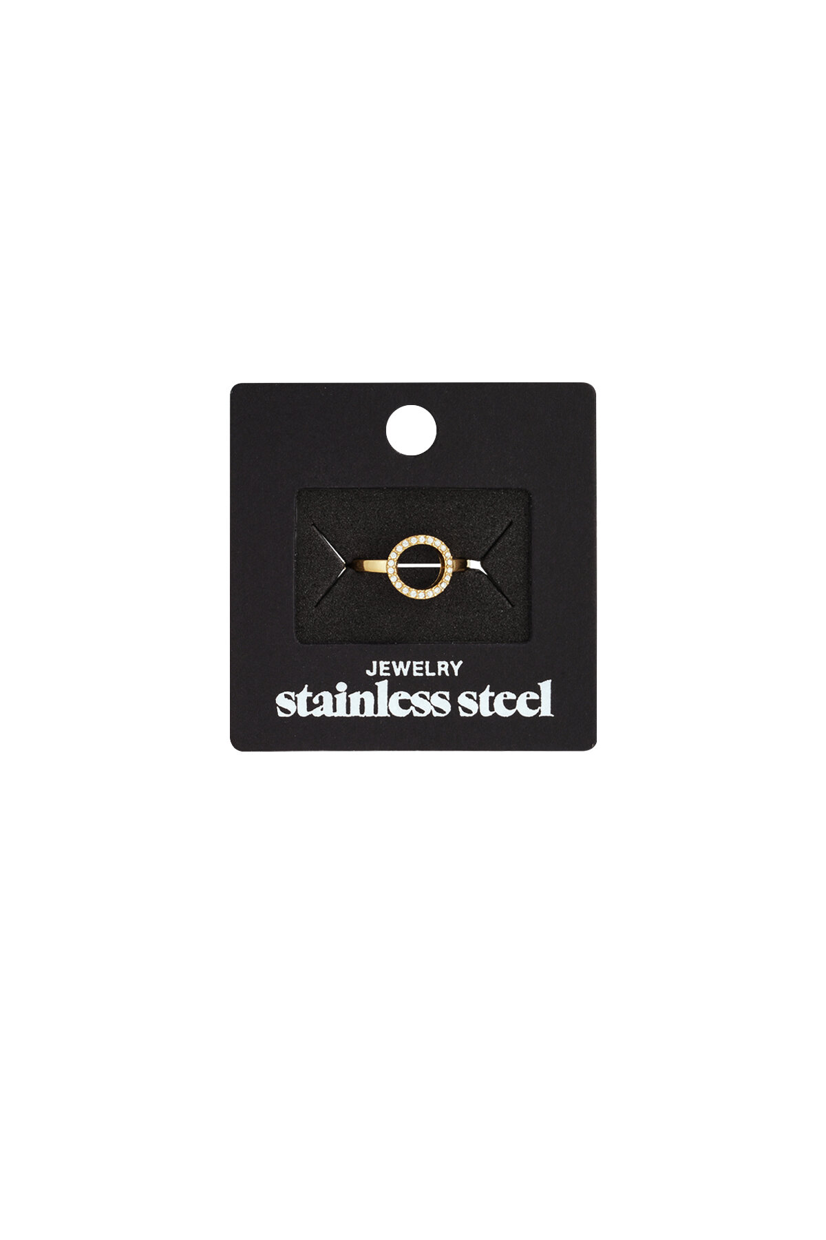 Stainless Steel Minimalist Rings circle Casual Daily Simple Series Women's jewelry h5 Picture4