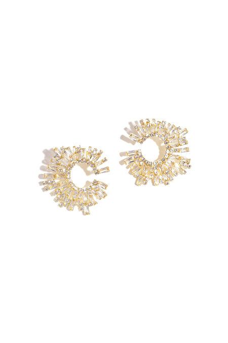 Copper Stud Earrings Geometric Elegant Christmas Luxurious Series Women's jewelry 2