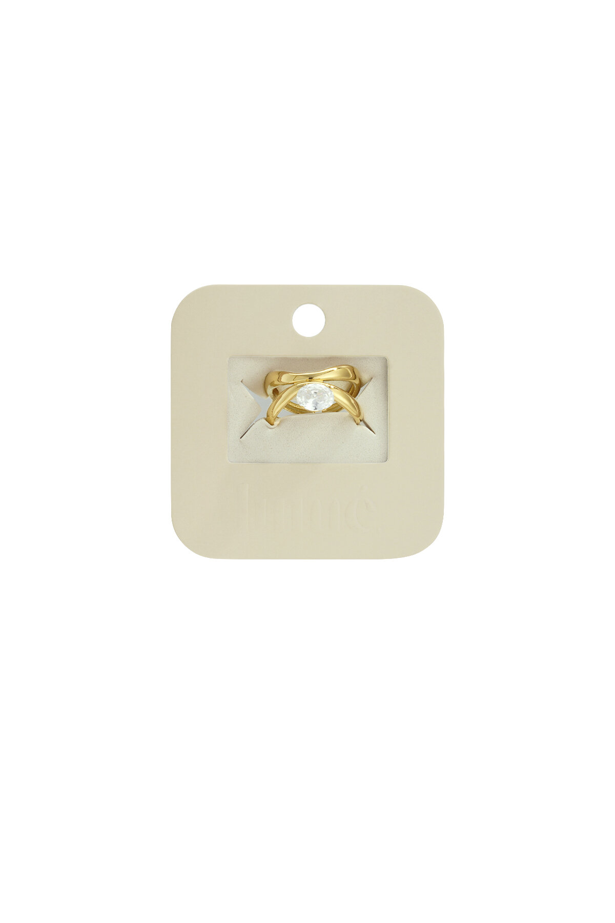 Stainless Steel Gemstone Rings lines Simple Daily Simple Series Women's jewelry h5 Picture4