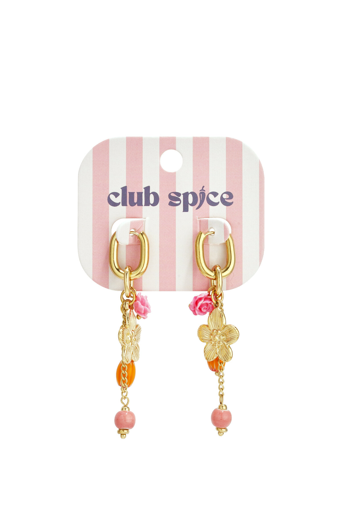 Stainless Steel Dangle Earrings Flower Casual Daily Romantic Series Women's jewelry Picture6
