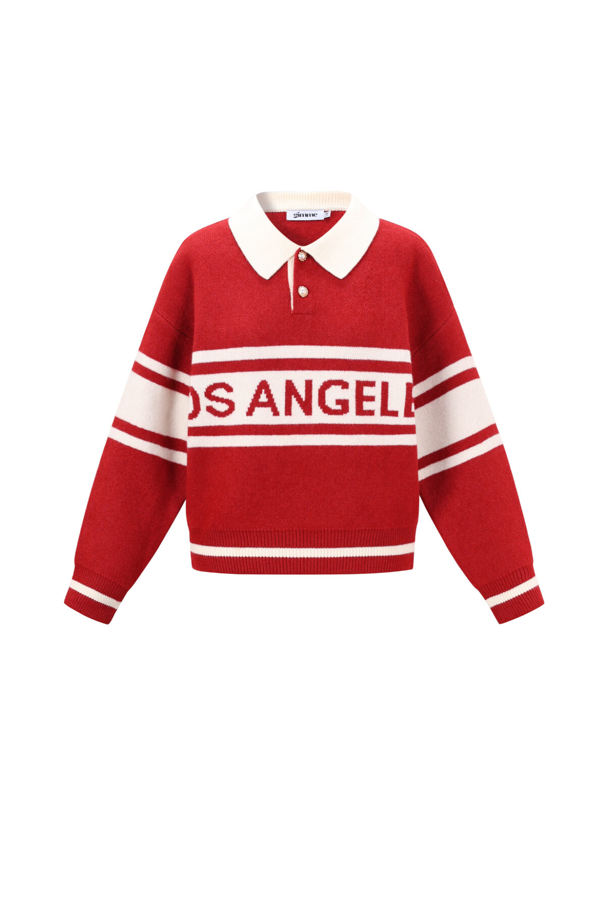 Gestrickte Polyesterfaser Damen Strickpullover Sporty Letters h5 Bild11
