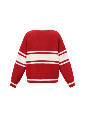 Gebreide Polyestervezel Vrouwen Trui Sporty Letters h5 Afbeelding3