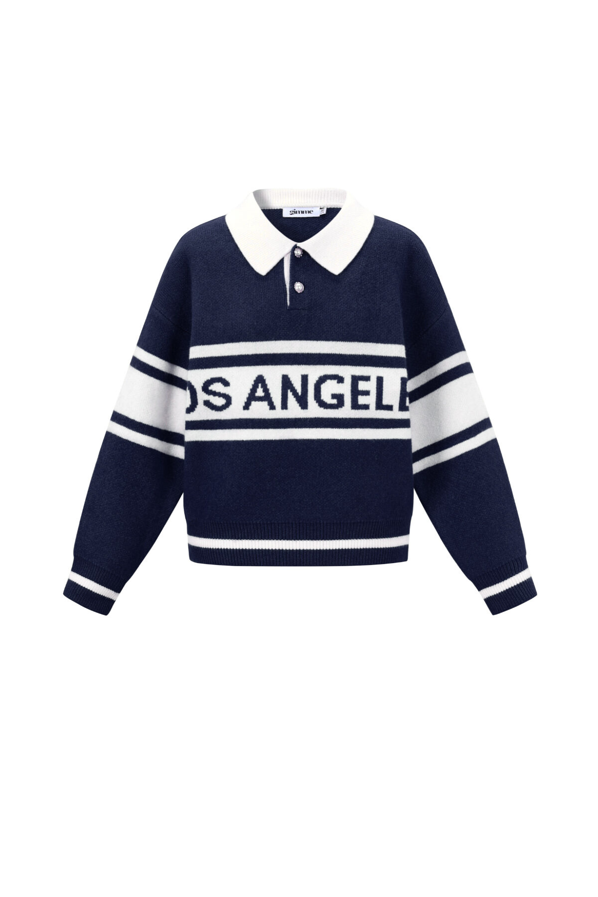 Gestrickte Polyesterfaser Damen Strickpullover Sporty Letters 