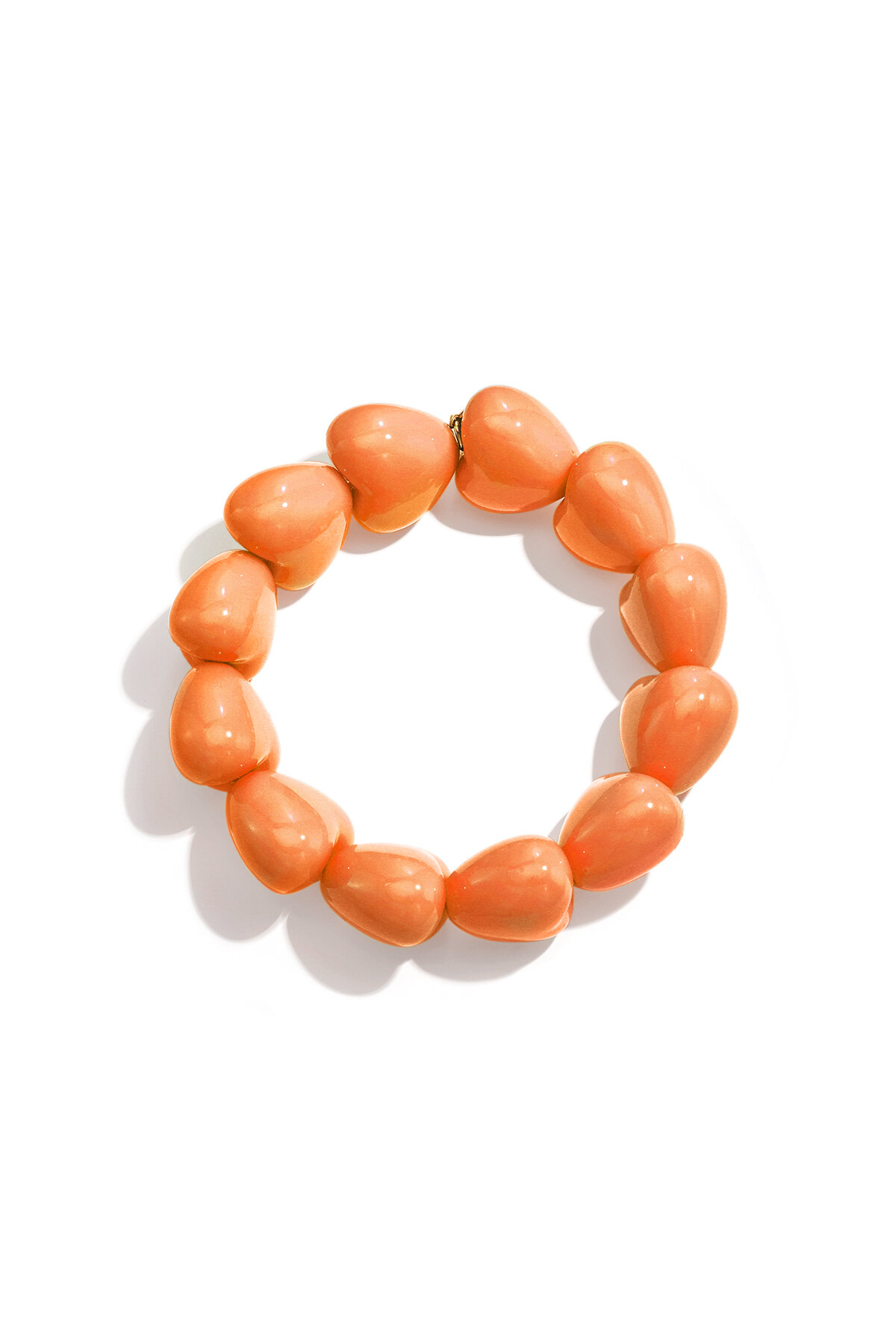 Bracelet with chunky heart beads h5 Picture2