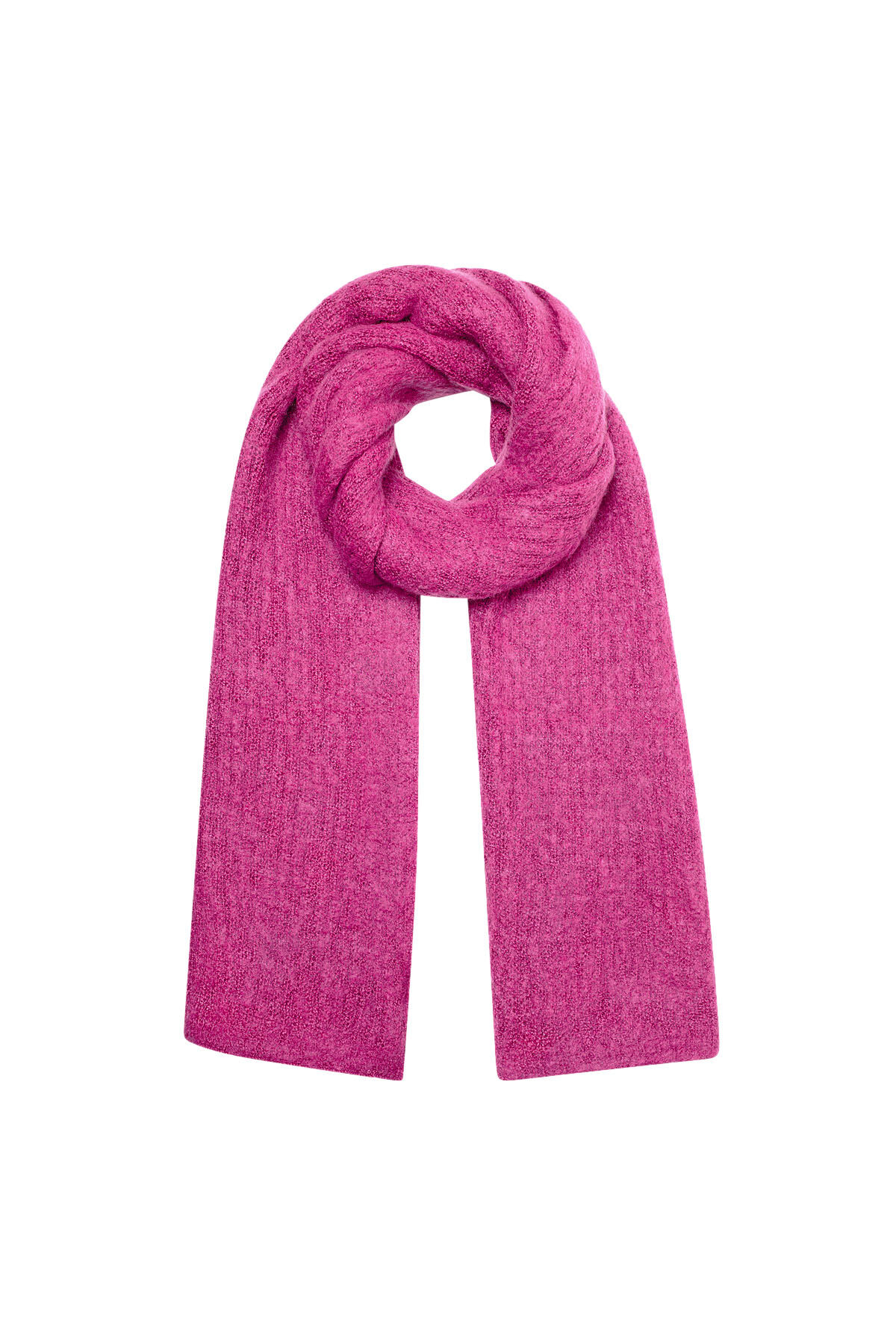 Echarpe tricot uni 
