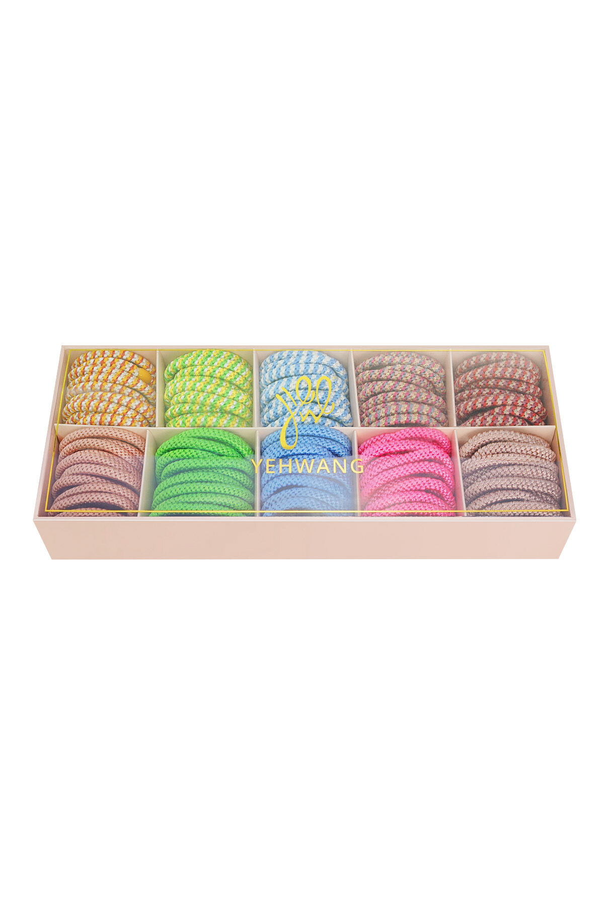 Set lazos para el pelo/pulsera de colores Multicolor Poliéster Imagen2