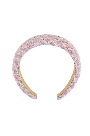 Patrón de banda para el cabello - rosa/azul Plástico h5 Imagen2
