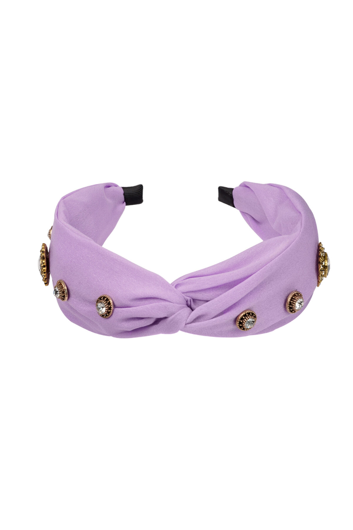 Stirnband mit Statement-Steinen – lila h5 Bild3