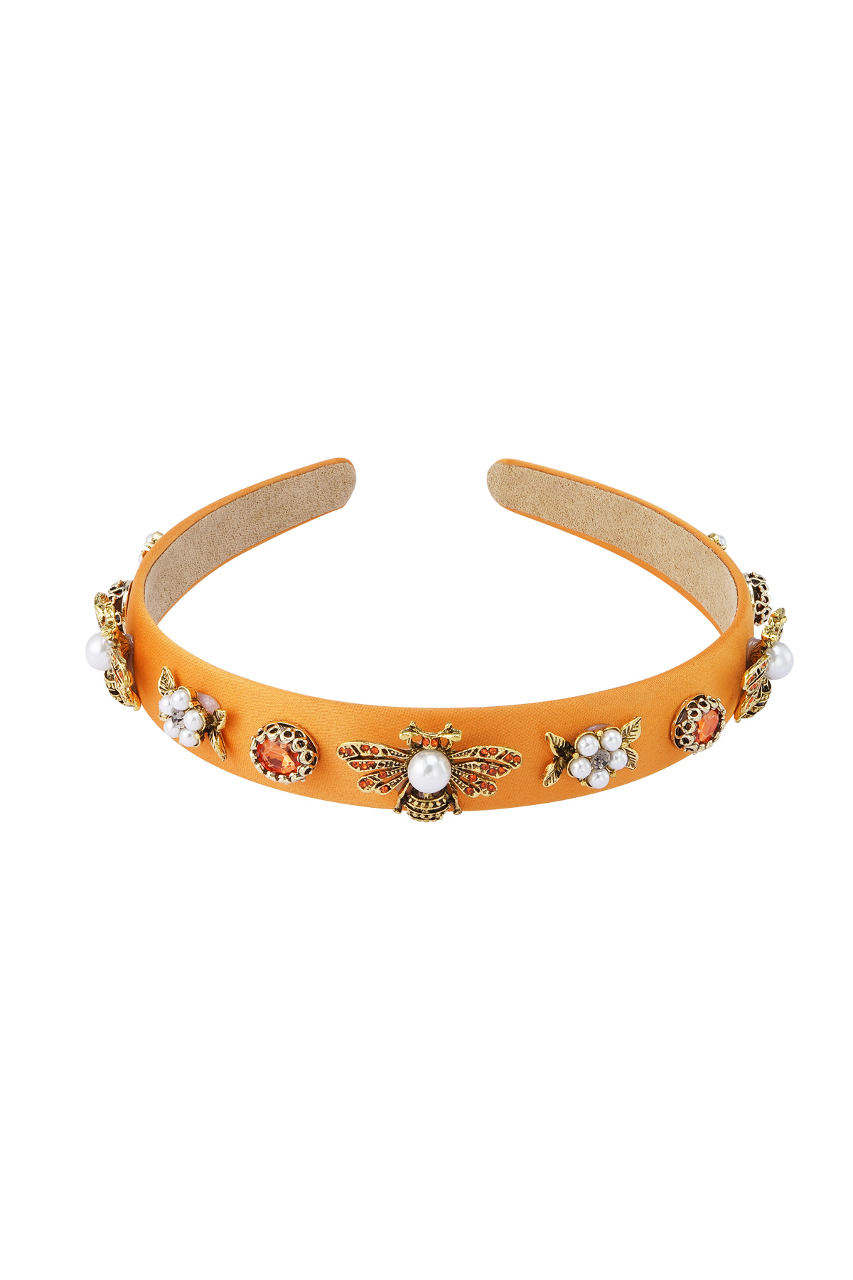 Diadema Fina con Charms - Plástico Negro Imagen4