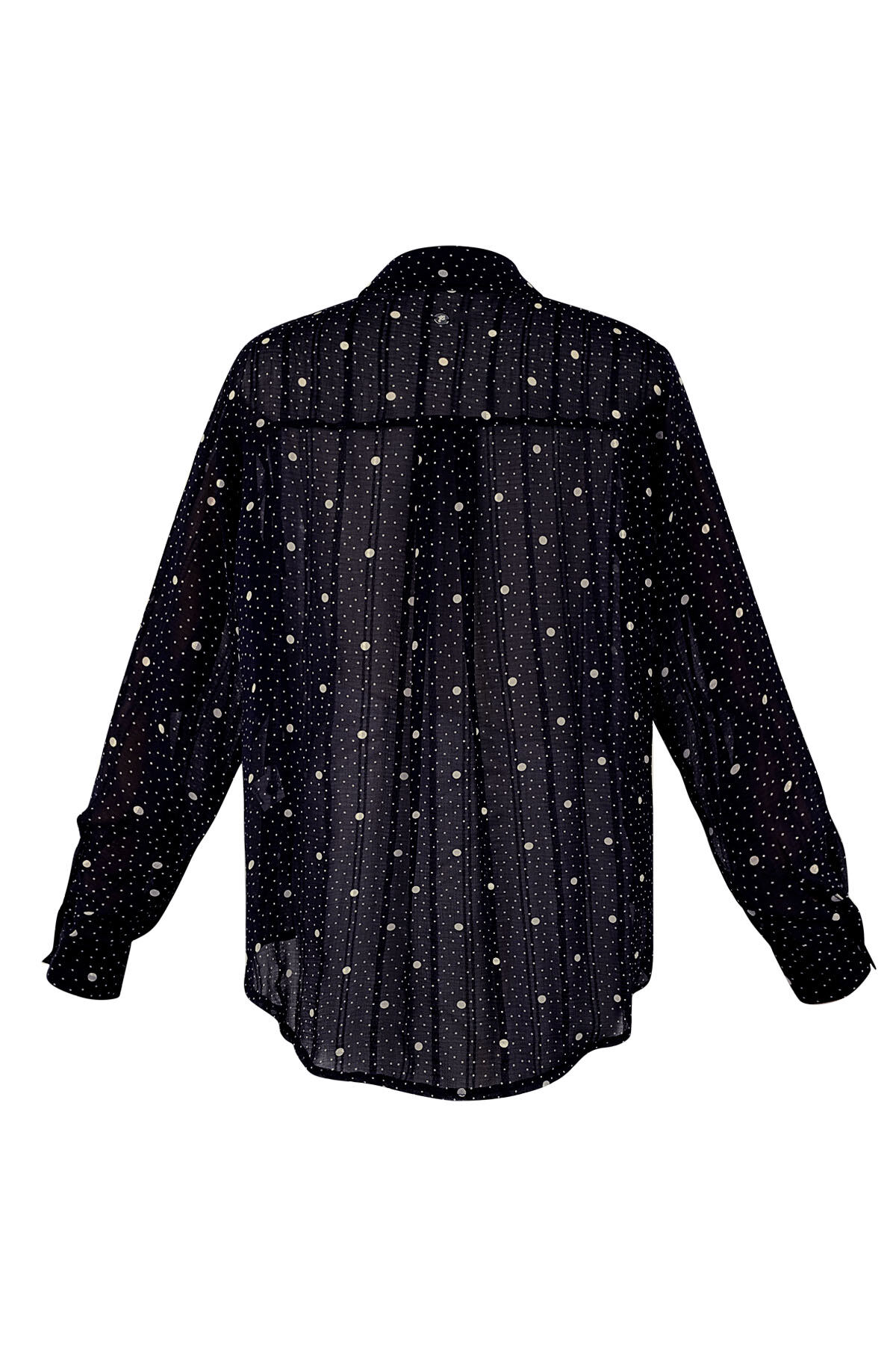 Polyester Damen-Bluse Punktemuster Atmungsaktiv h5 Bild9