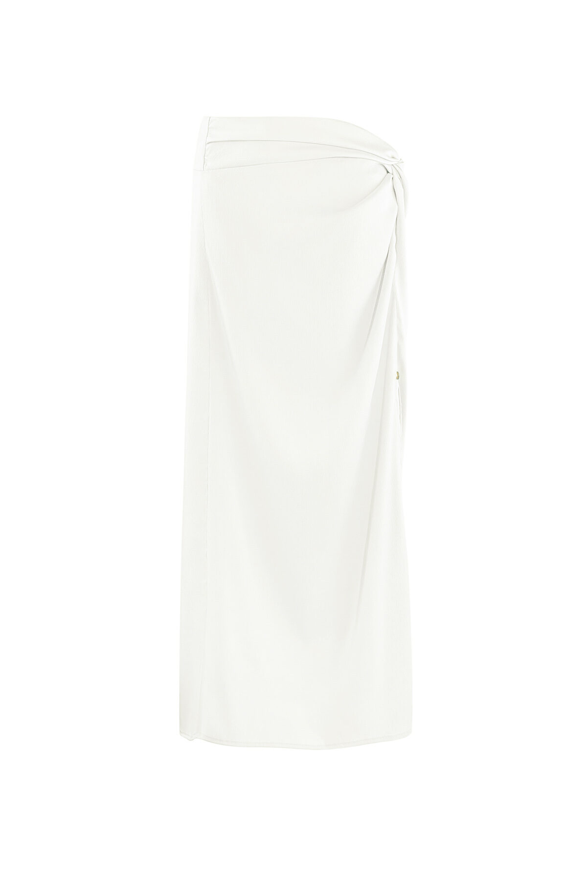 Polyester Women's Wrap Skirt Elegant Side Slit 2
