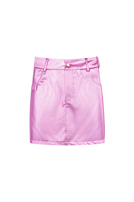 Polyester Women's Mini Skirt Metallic Shine 2