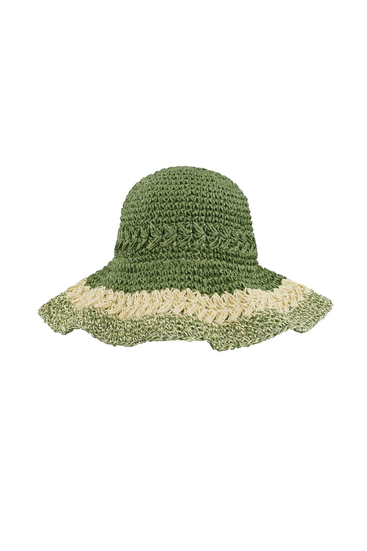 Braided hat with layers h5