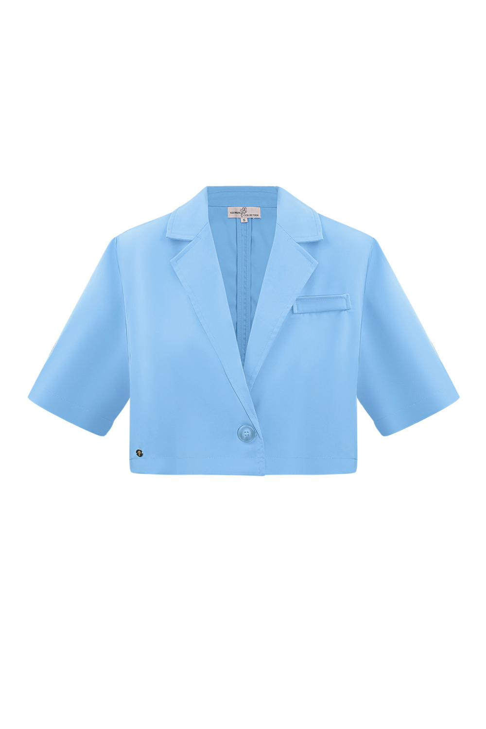 Conjunto De Traje De Mujer Poliéster Corte Corto Chaqueta Estilo 