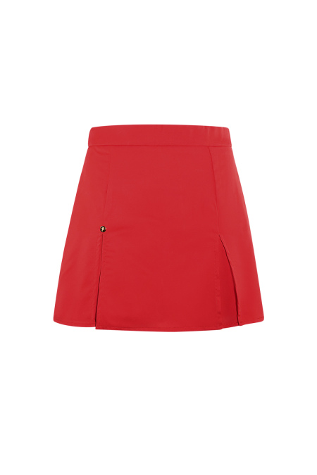 Polyester Women's Mini Skirt Sporty Pleated Design 2