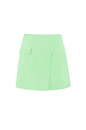 Polyester Women's Mini Skirt Asymmetric Wrap Sporty h5 