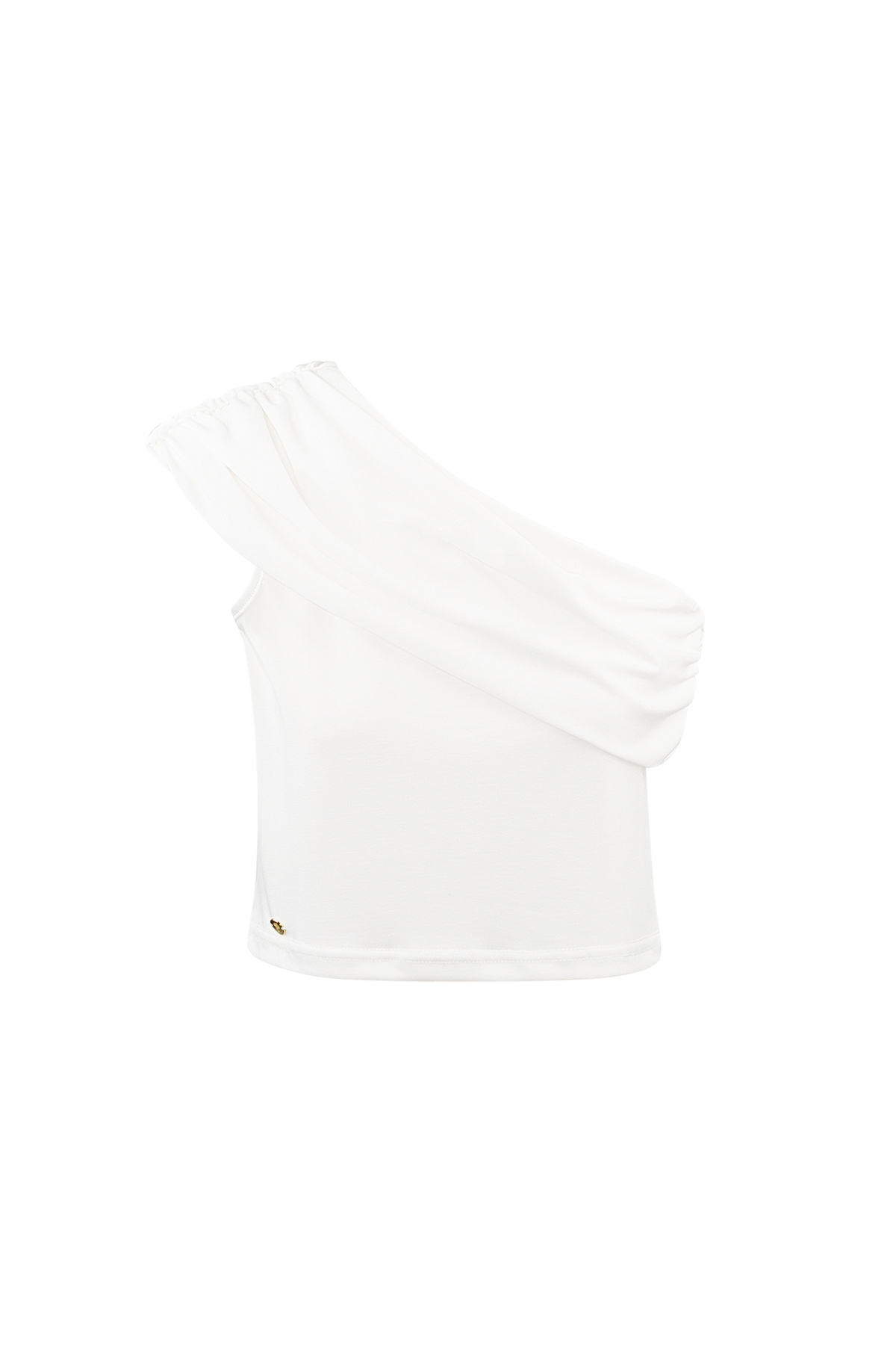Modal Vrouwen Mouwloze Crop Top Asymmetrisch Ontwerp h5 