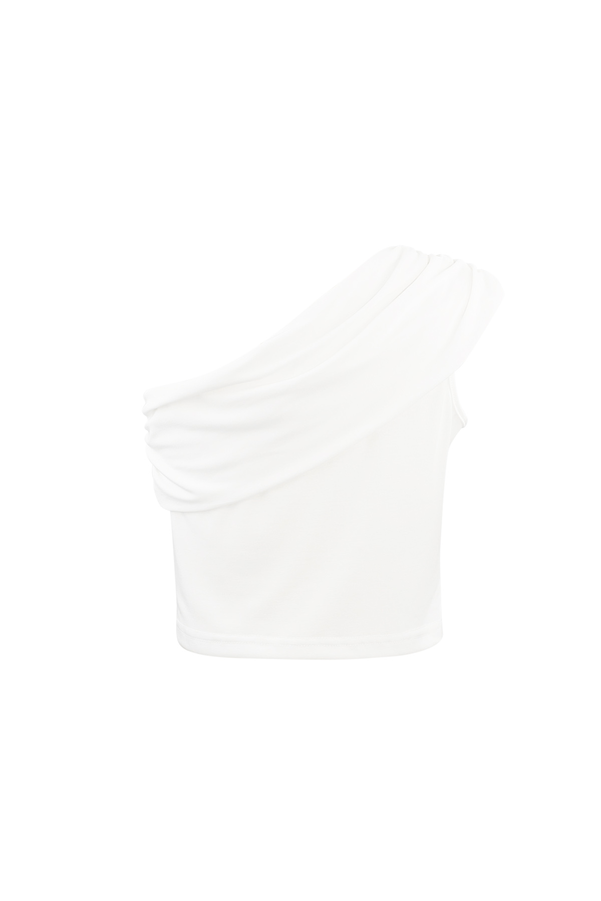 Modal Vrouwen Mouwloze Crop Top Asymmetrisch Ontwerp h5 Afbeelding4