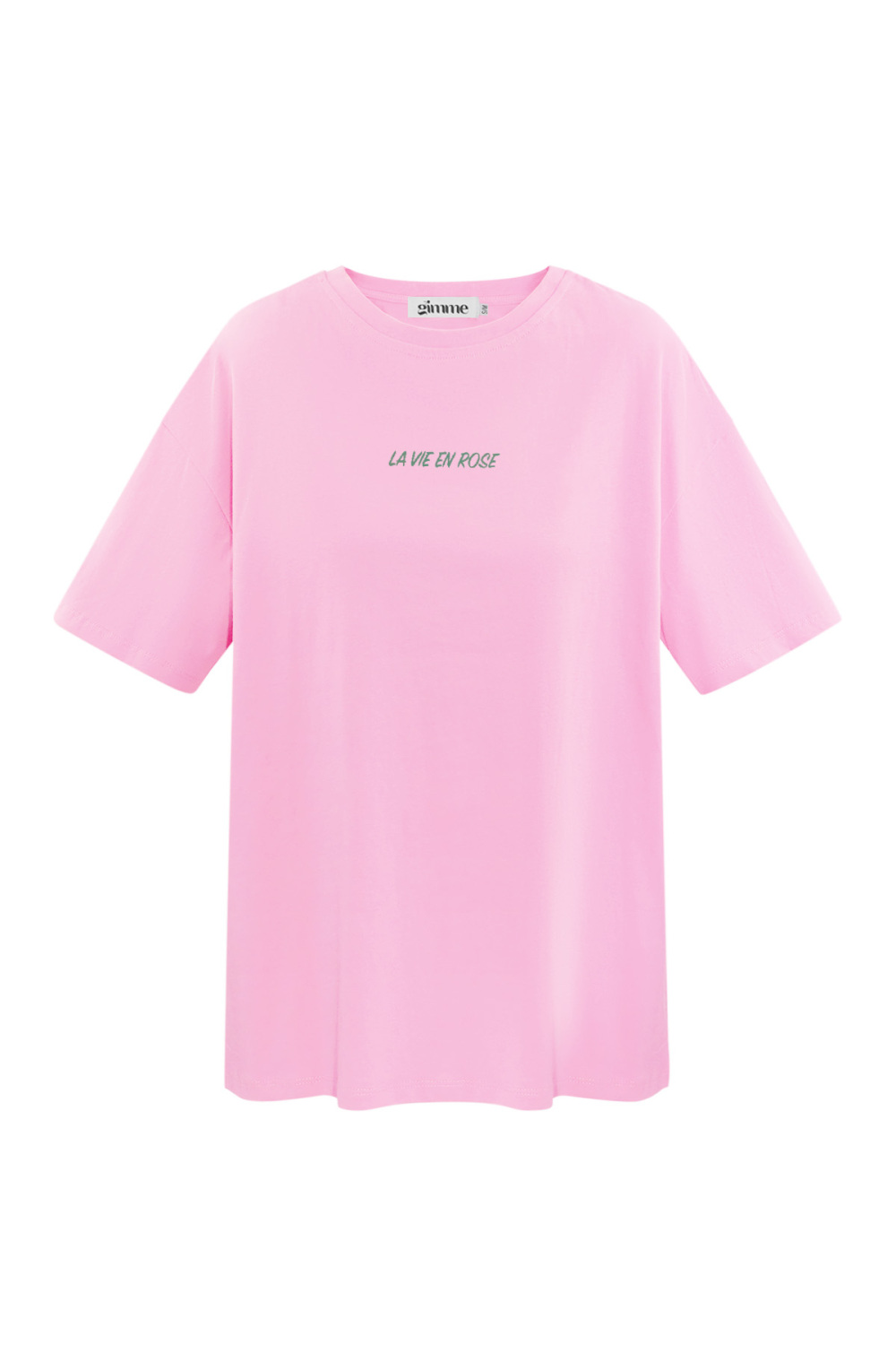 Cotton Women's T-Shirt Oversized Embroidered Logo