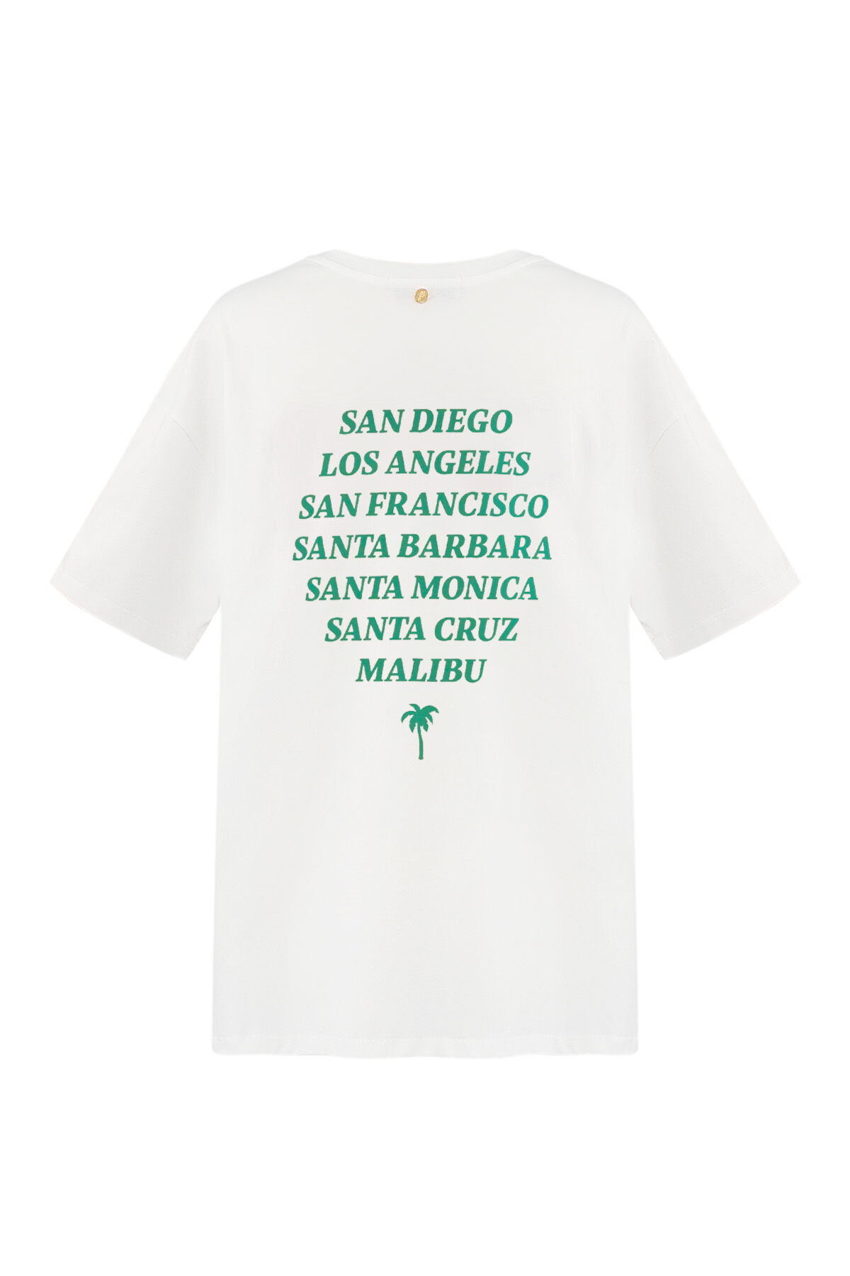 Cotton Women's T-shirt California Cities Print h5Picture7