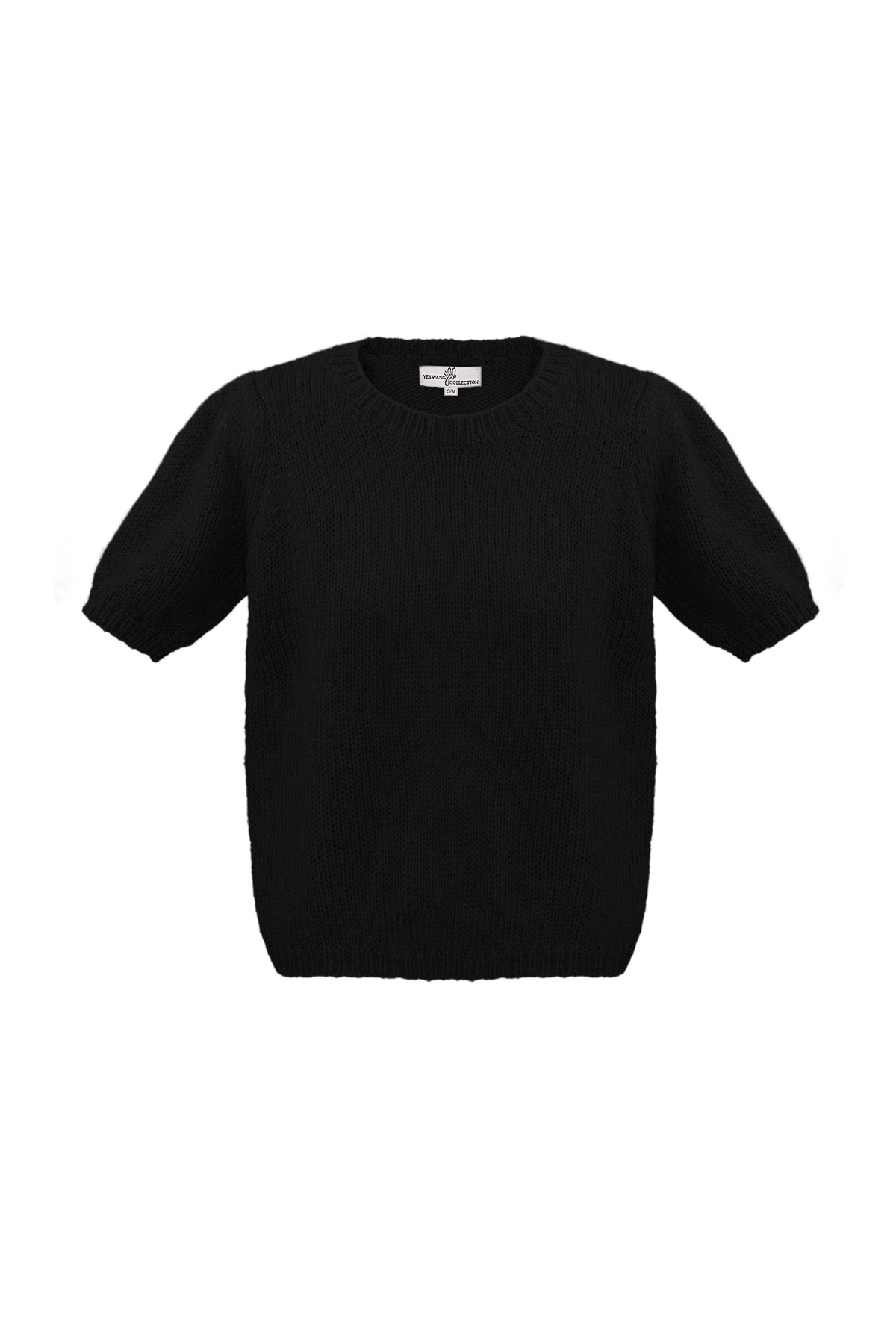Nylon Women's Short Sleeve Top Knit Puff Sleeve 